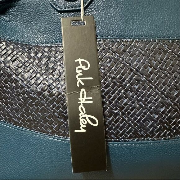 Pink Haley Bag Haley Two Tone Satchel Blue - Picture 5 of 7